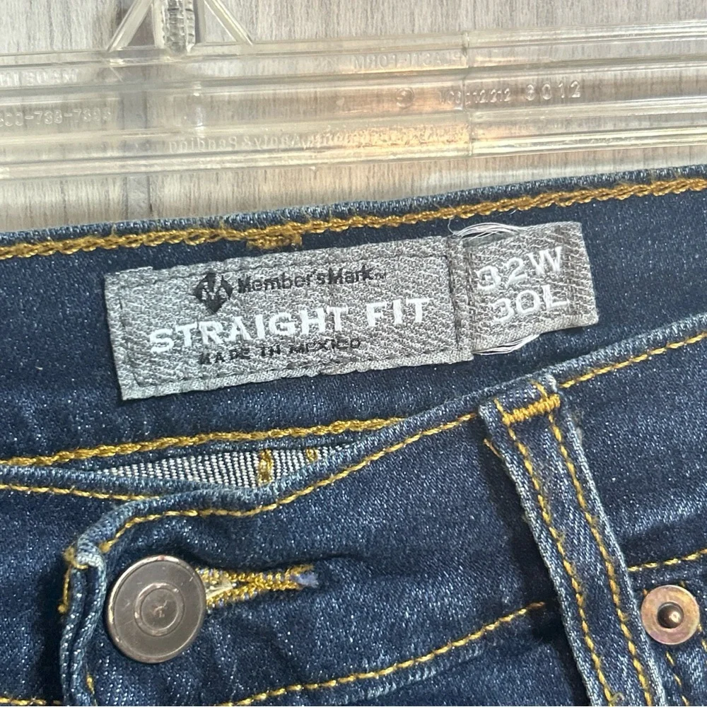 Members Mark Men’s Jeans Straight Fit 32 x 30 NWT